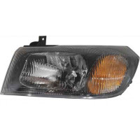 Фара Ford Transit 00-06 права ел.рег. чорна рамка TYC 1140056