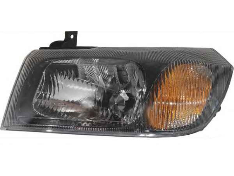 Фара Ford Transit 00-06 права ел.рег. чорна рамка TYC 1140056