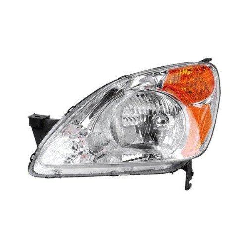 Фара передня Honda CR-V 2002-2004 ліва жовтий поворот ел.рег. Depo 33151-S9A-A01