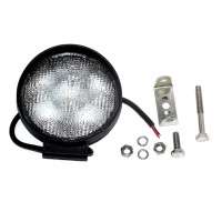 Фара LED кругла 18W, 6 ламп, 110*128мм, широкий промінь 12/24V (ТМ JUBANA)