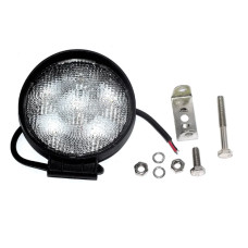 Фара LED кругла 18W, 6 ламп, 110*128мм, широкий промінь 12/24V (ТМ JUBANA)