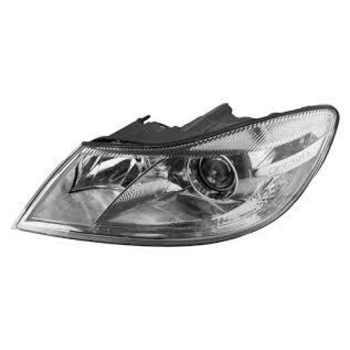 Фара передня права Skoda Octavia A5 2009-2013 (Китай) з коректором і написом  1Z1941018S