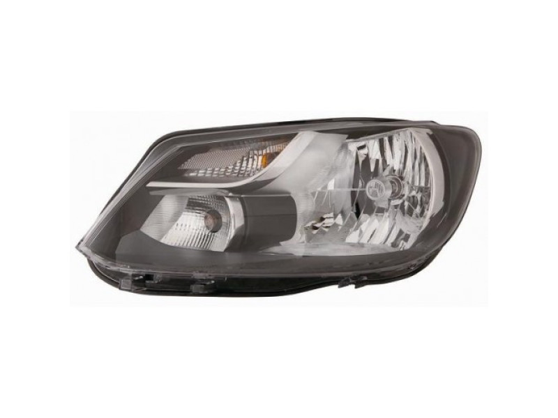 Фара VW Caddy 11-15 ліва чорна рамка DEPO 2K5941005