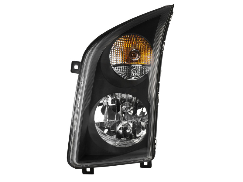Фара VW Crafter 06-15 ліва чорна рамка TYC 2E1941015