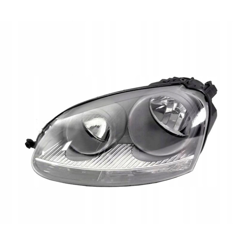 Фара VW Golf 5 03-08 права сіра рамка TYC 1K6941006A
