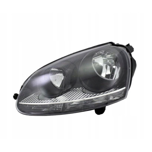 Фара передня VW Golf 6 2009-2012 ліва темн. рамка TYC 5K1941005M