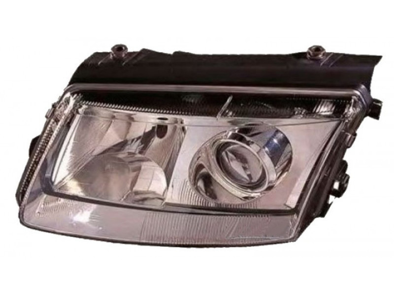 Фара VW Passat B5 96-00 ліва, прозоре скло H7/H7 (Depo)