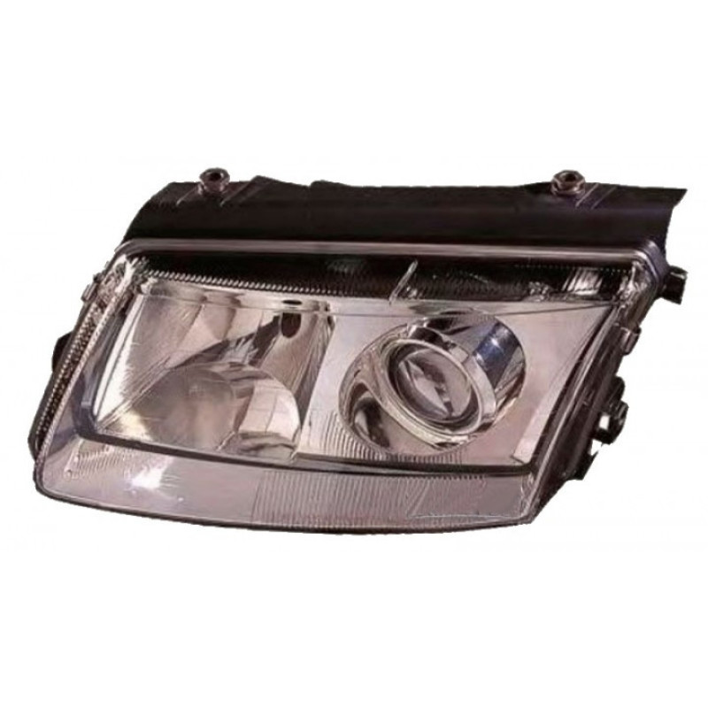 Фара VW Passat B5 96-00 ліва, прозоре скло H7/H7 (Depo)