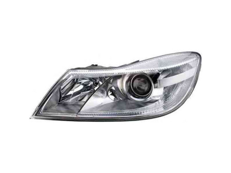 Фара ліва Skoda Octavia A5 09-13 (Tempest) з написом Octavia