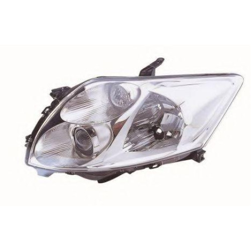 Фара передня ліва Toyota Auris 2006-2009 DEPO тип VALEO,див. кріплення, ел.рег. 8117002460