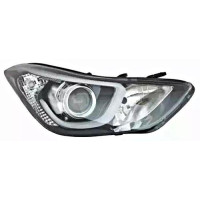 Фара передня Hyundai Elantra MD 14-16 ліва (TYC) LED, лінза 92101-3X420