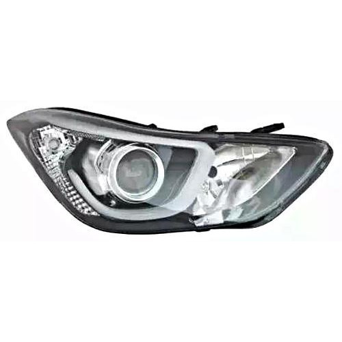 Фара передня Hyundai Elantra MD 14-16 ліва TYC LED, лінза 92101-3X420