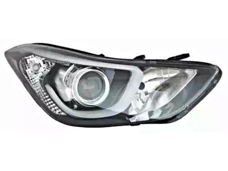 Фара передня Hyundai Elantra MD 14-16 ліва (TYC) LED, лінза 92101-3X420