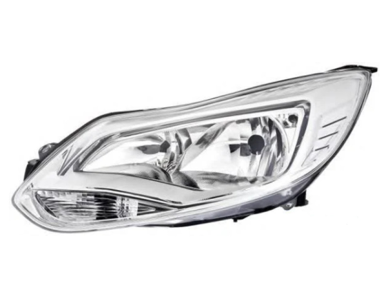 Фара передня права Ford Focus 3 11-14, H1 H7 хром. мотор (TYC) 1735190, BM5113W029A