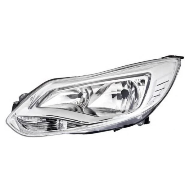 Фара передня права Ford Focus 3 11-14, H1 H7 хром.  мотор (TYC) 1735190, BM5113W029A