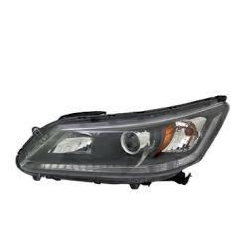 Фара передня права Honda Accord 9 2013-2015 седан (жовта вставка) DEPO 4 CYL. 2,4 L