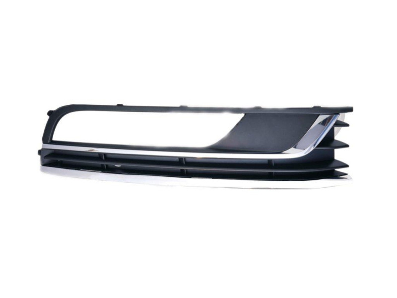 Решітка бампера права VW Passat B7 Європа 10-14 2 хром молд. (FPS) 3AA854661B9B9