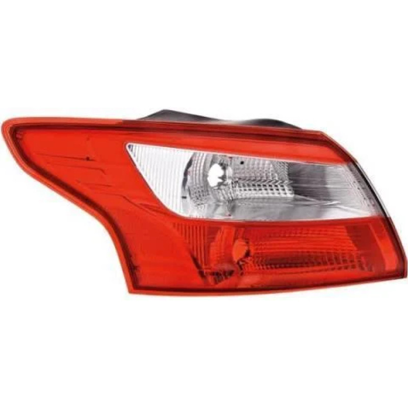 Ліхтар задній лівий Ford Focus універсал 11-14 без LED (TYC)