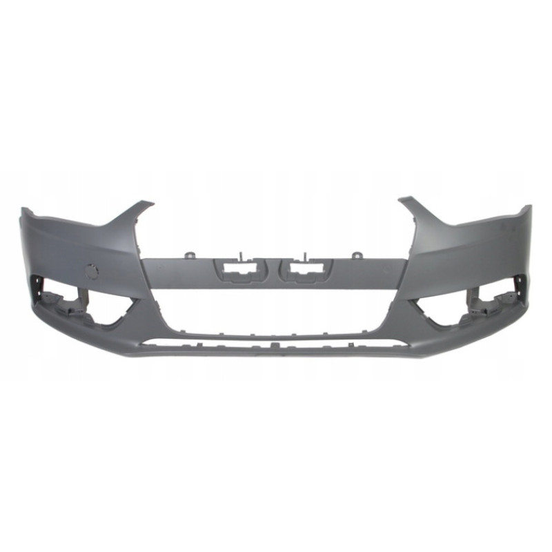 Бампер передній (з отворами для омивача, без отворів для парктроніка) Audi A4 B8 2012-2016 FPS