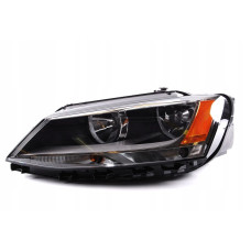Фара ліва VW Jetta 11-18 (TYC) 5C7941006 мех. H7 / H7 ЖОВТА ВСТАВКА USA