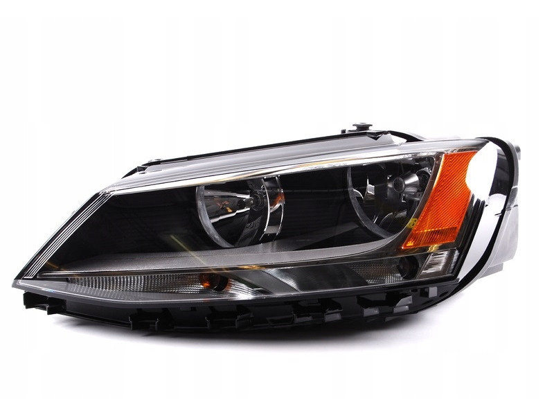 Фара ліва VW Jetta 11-18 (TYC) 5C7941006 мех. H7 / H7 ЖОВТА ВСТАВКА USA