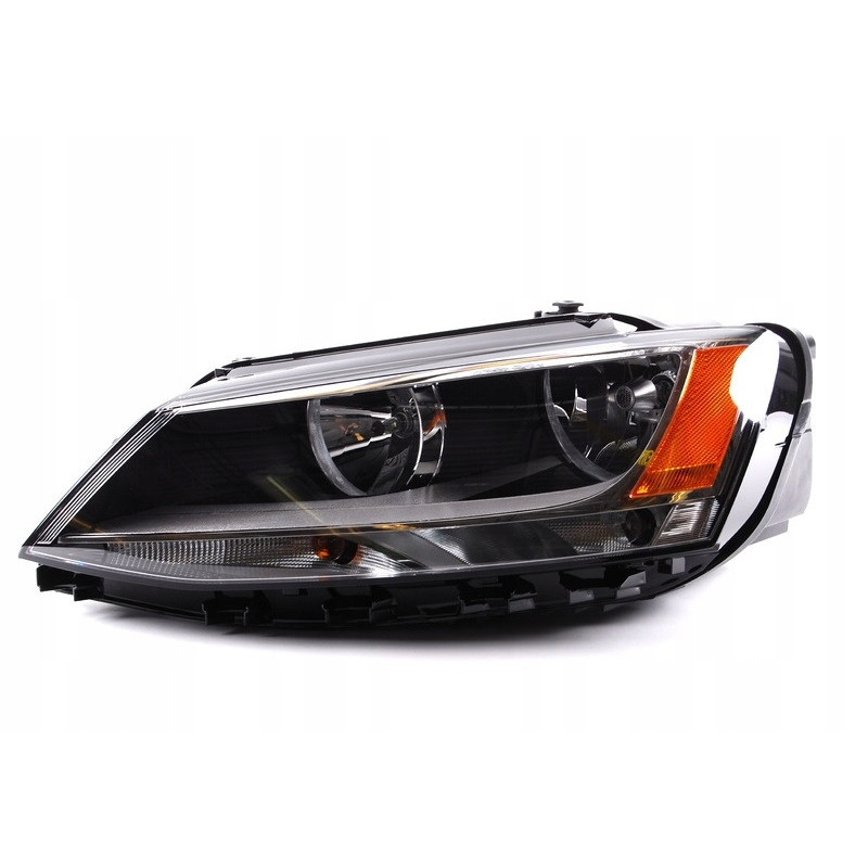Фара ліва VW Jetta 11-18 (TYC) 5C7941006 мех. H7 / H7 ЖОВТА ВСТАВКА USA