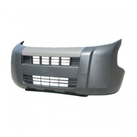 Бампер передній без ПТФ Fiat Qubo/Fiorino, Peugeot Bipper, Citroen Nemo 2008 - верх сірий металік FPS