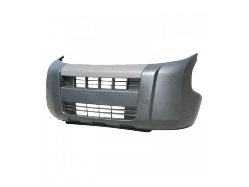 Бампер передній без ПТФ Fiat Qubo/Fiorino, Peugeot Bipper, Citroen Nemo 2008 - верх сірий металік FPS