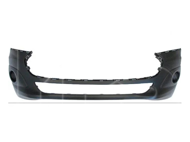 Бампер передній без отворів під протитуманки Ford Transit Connect Tourneo 2013- FPS 1807913 (сірий, текстура)