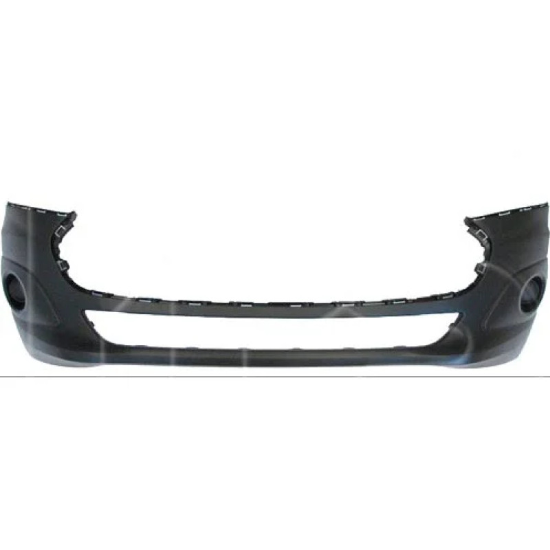 Бампер передній без отворів під протитуманки Ford Transit Connect Tourneo 2013- FPS 1807913 (сірий, текстура)