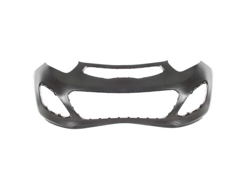 Бампер передній чорний Kia Picanto 2011-2014 FPS 865111Y000