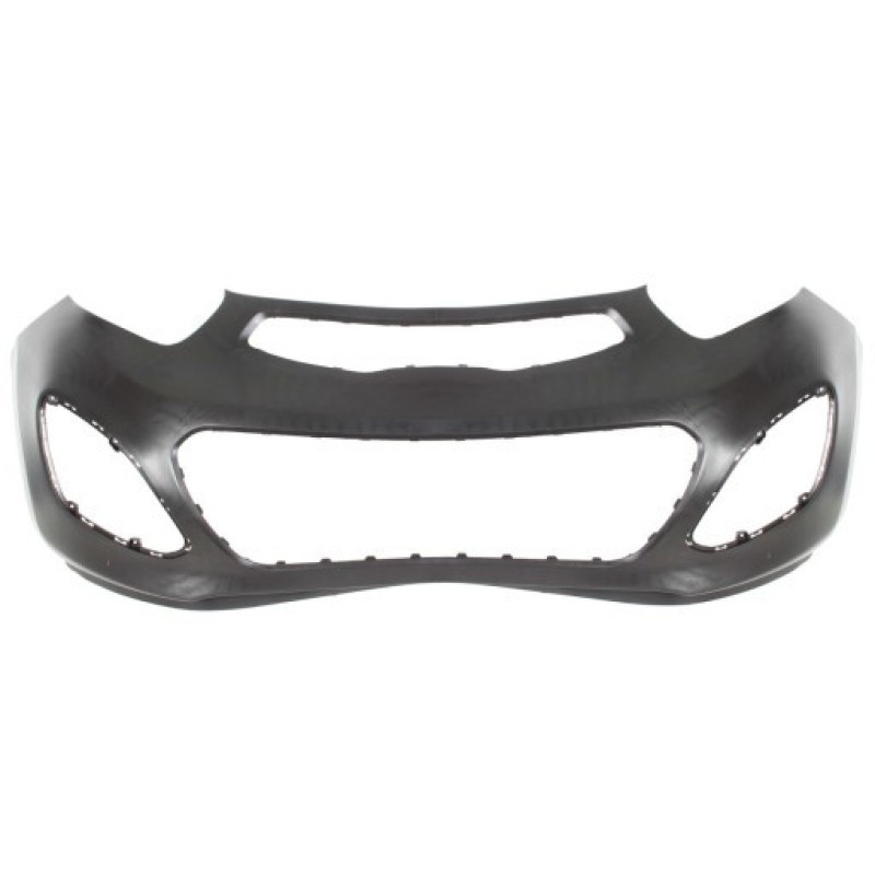 Бампер передній чорний Kia Picanto 2011-2014 FPS 865111Y000