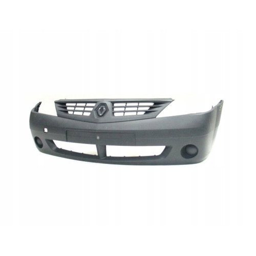Бампер передній (чорний, з отворами для ПТФ) Renault Logan MCV 2006-2008 FPS 6001551338