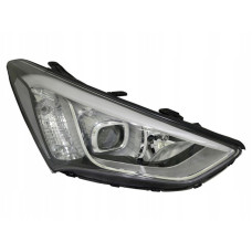 Передня фара права Hyundai Santa Fe 3 12-16 (механічна   біла вставка) (FPS) Китай