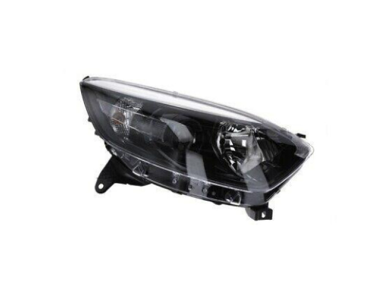Передня фара Renault Captur 13-17 права, чорна (Depo) 260100758R