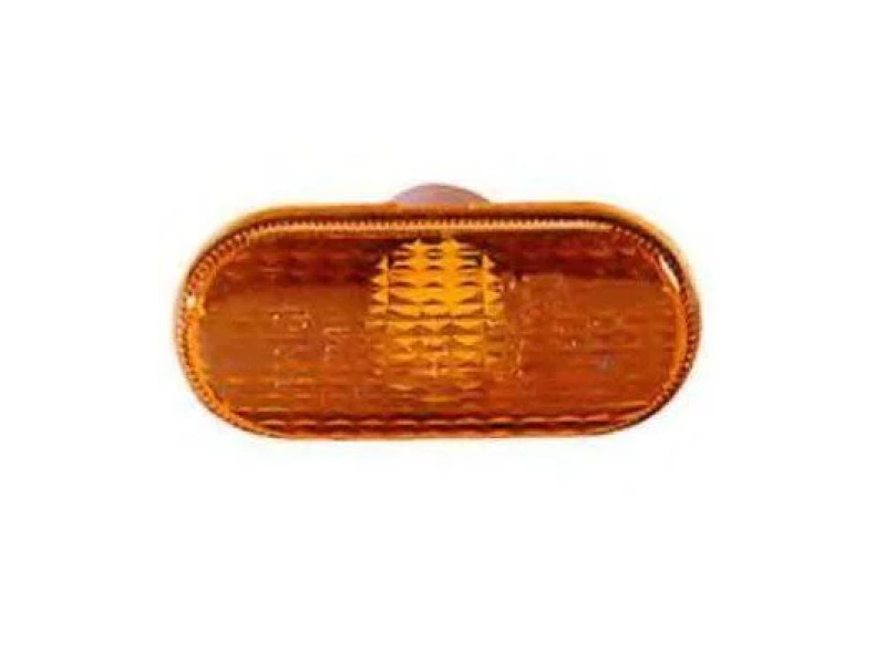 Повторювач повороту на крилі Renault (Depo) без канта, жовтий 7701047516