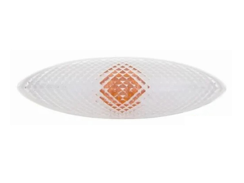 Повторювач повороту на крилі лівий Toyota Yaris 99-06 (Depo) білий, з жовтою вставкою 8174052010