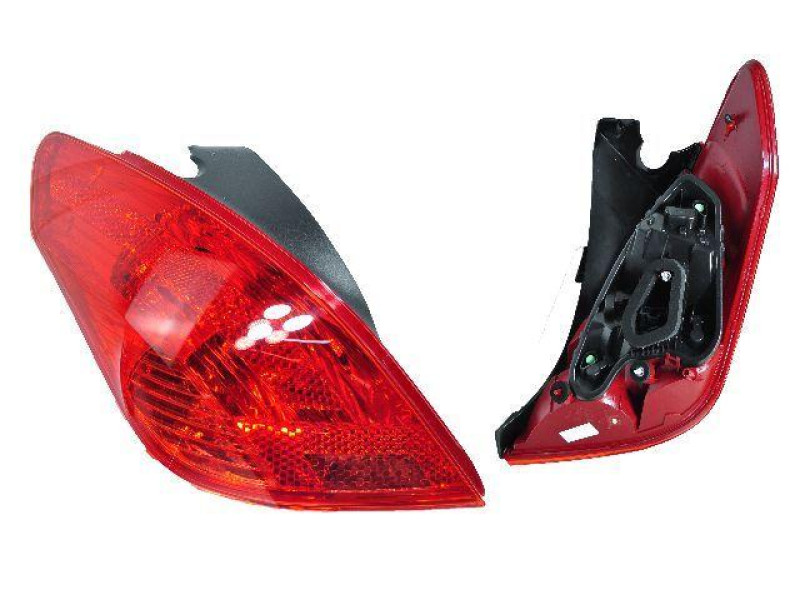 Ліхтар задній лівий Peugeot 308 1 07-14 (Depo) 6350CV