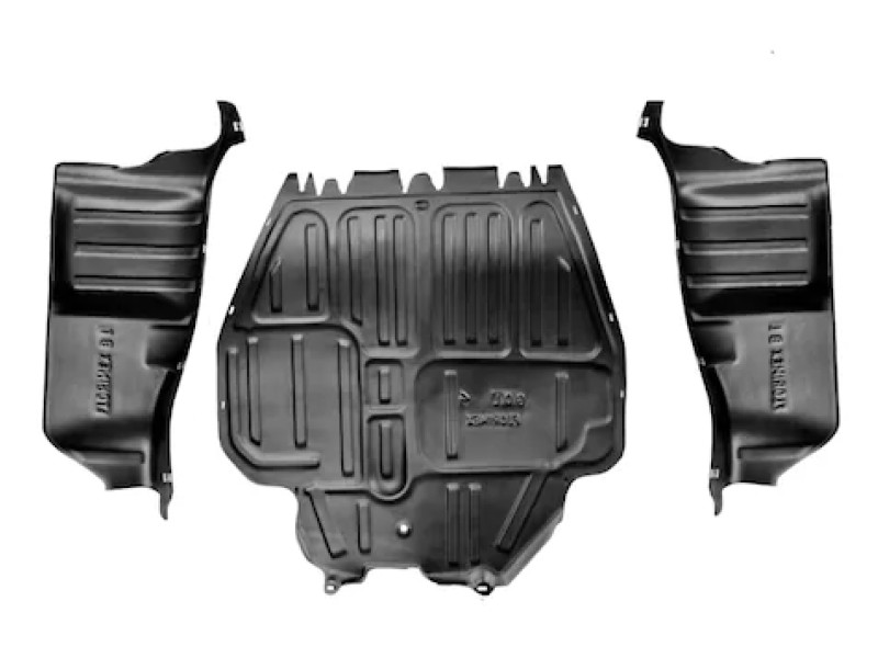 Пластиковий захист двигуна комплект центр, ліва, права Skoda Octavia 1, Tour 1996-2010 Польща 1J0825237MK