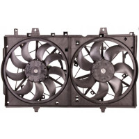 Дифузор з вентилятором Nissan Rogue T32, X-Trail T32 14- (TYC) вентиятор 21481-4BA0A