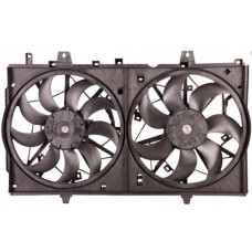 Дифузор з вентилятором Nissan Rogue T32, X-Trail T32 14- (TYC) вентиятор 21481-4BA0A