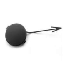 Заглушка гака переднього бампера VW Golf 6 09-12 (FPS)