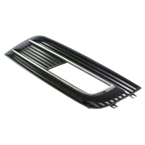 Решітка переднього бампера ліва Audi A4 B8 2011-2015 (Polcar) 8KD807681B