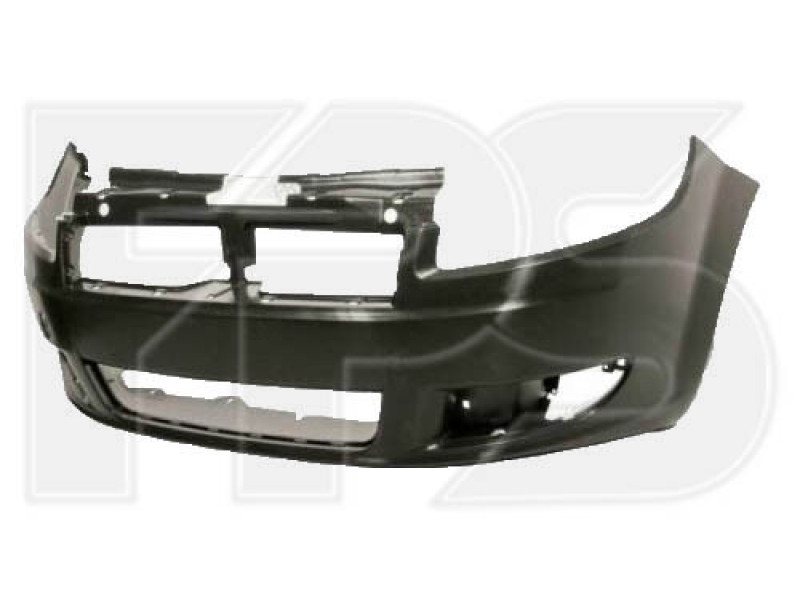 Бампер передній без отв. під п/тронік Fiat Linea 2007-2013 FPS