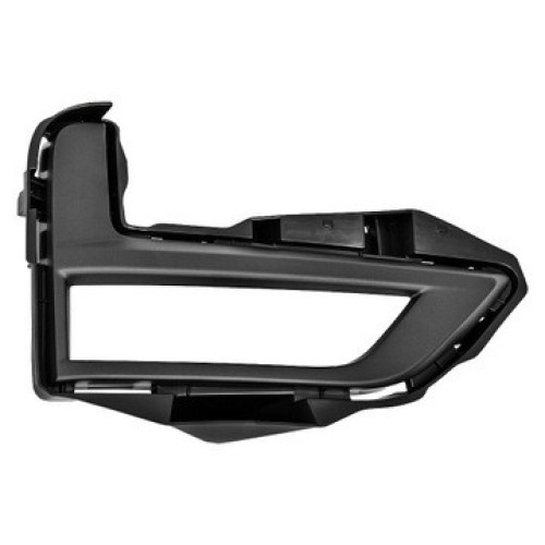 Решітка переднього бампера ліва Nissan X-trail, Rogue 2017-2020 (Tempest) з отв. 622576FL0B