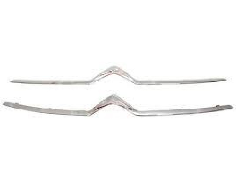 Молдинг решітки верхній та нижній Citroen C4 10-17 (Тайвань) хром 745385