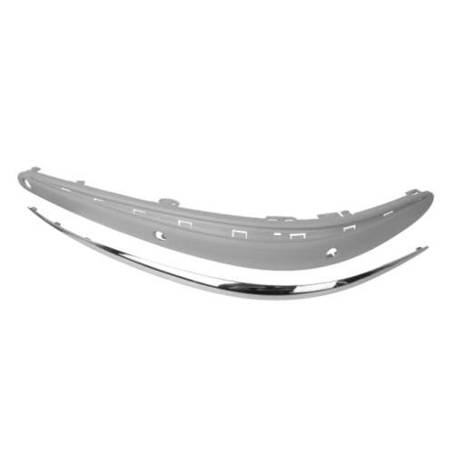 Накладка бампера передня ліва Mercedes 211 2002-2006 (Tempest)