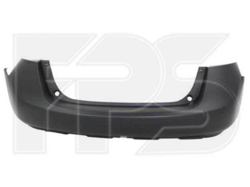 Бампер задній без отворів під парктронік Nissan Rogue 2007-2014 FPS