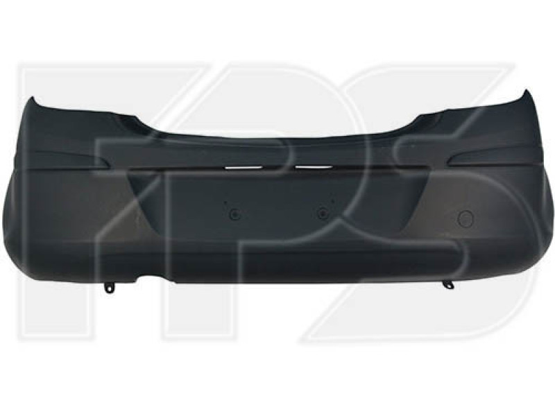 Бампер задній (без отворів під парктронік) Opel Corsa D 2007-2011 FPS