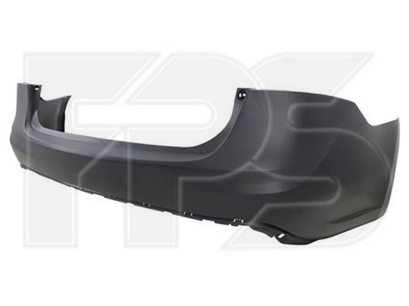 Бампер задній без отворів під парктронік Toyota Avalon 2013-2018 FPS